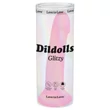 Dildolls Glitzy - tapadókorongos szilikon dildó (pink)