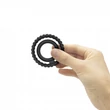 Dorcel Dual Ring - dupla here- és péniszgyűrű (fekete)