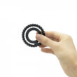 Dorcel Dual Ring - dupla here- és péniszgyűrű (fekete)