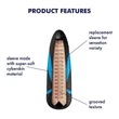 Satisfyer Sleeve Chambers of Pleasure - maszturbátor betét