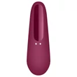 Satisfyer Curvy 1+ - okos léghullámos csiklóizgató (piros)
