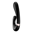 Satisfyer Heat Wave - okos, melegítő, karos vibrátor (fekete)