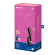 Satisfyer Heat Wave - okos, melegítő, karos vibrátor (fekete)