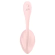 Satisfyer Ribbed Petal - rádiós vibrációs tojás (pink)