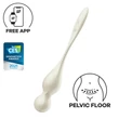 Satisfyer Love Birds 1 - okos, vibrációs gésagolyó (fehér)