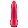 Satisfyer Rotator Plug 1 - gyöngyös anál vibrátor (piros)