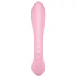 Satisfyer Triple Oh - akkus, csiklókaros vibrátor (pink)