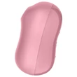 Satisfyer Cotton Candy - léghullámos csikló vibrátor (korall)