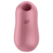 Satisfyer Cotton Candy - léghullámos csikló vibrátor (korall)
