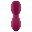 Satisfyer Exciterrr - forgó gyöngyös csikló vibrátor (piros)