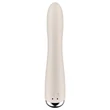 Satisfyer Spinning Vibe 1 - forgó fejes G-pont vibrátor (bézs)