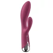 Satisfyer Spinning Rabbit 1 - forgó csiklókaros vibrátor (piros)