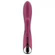 Satisfyer Spinning Rabbit 1 - forgó csiklókaros vibrátor (piros)