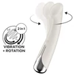 Satisfyer Spinning G-Spot 1 - forgó fejes G-pont vibrátor (bézs)