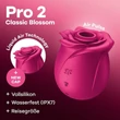 Satisfyer Pro 2 Classic Blossom - léghullámos csiklóizgató (piros)