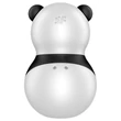 Satisfyer Pocket Panda - léghullámos csiklóizgató (fekete)