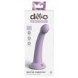 Dillio Secret Explorer - tapadókorongos dildó (17cm) - lila