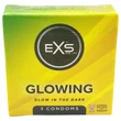 EXS Glow - világító óvszer (3db)