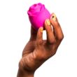 ROMP Rose - akkus, léghullámos rózsa vibrátor (pink)