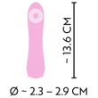 Cuties Mini 4 - akkus, vízálló vibrátor (pink)