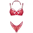 Obsessive Matildea - csipkés melltartó szett (piros)