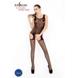 Passion BS029 - oldalt lyukacsos necc szett (fekete) - S-L