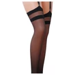 Passion ST002 - elegáns harisnya (fekete)
