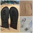 Flip-flop papucs - fütyi talppal - fekete