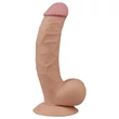 Lovetoy Ultra Soft - rugalmas, élethű dildó - 21,5cm (natúr)