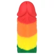 Lovetoy Prider - élethű dildó - 19cm (szivárvány)