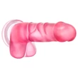 B Yours Sweet N Hard 4 - herés dildó - 18cm (pink)
