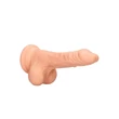 RealRock Dong 7 - élethű, herés dildó (17cm) - natúr