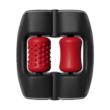 Orctan - akkus pénisz masszázsgép (fekete-piros)