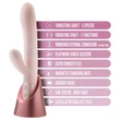 Blush Fraya - csiklókaros lökő vibrátor (pink)