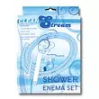 Shower Enema - aluminium intim zuhany komplett szett (ezüst)