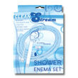 Shower Enema - aluminium intim zuhany komplett szett (ezüst)