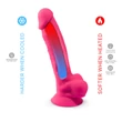 Silexd - tapadótalpas, herés vibrátor távirányítóval (pink)