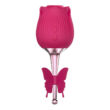 MARTINELLA Rose - akkus, nyelves 2in1 csiklóvibrátor (pink)