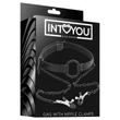 INTOYOU - szájpecek bimbócsipesszel (fekete)
