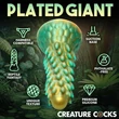 Creature Cocks Stegosaurus - szilikon dildó - 20cm (zöld)