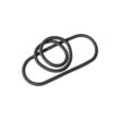 Perfect Fit Slim Wrap 9" - vékony péniszgyűrű - fekete (22cm)