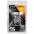 Stay Hard - gömbös péniszmandzsetta (átlátszó)