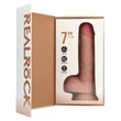 REALROCK - tapadókorongos vibrátor - natúr (18cm)