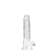REALROCK - átlátszó élethű dildó - átlátszó (17cm)