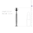 Sinner Gear - üreges, fém dilátor - 9,2cm
