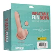 Inflatable Fun - felfújható pénisz szófa - 66cm