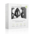 Easytoys Diamond - anál plug szett (fekete)