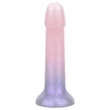 EasyToys Mermaid - csillámos dildó - 19cm (pink)