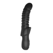 Dream Toys Typhon - akkus, bordázott vibrátor (fekete)