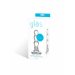 GLAS - hullámos üveg anál dildó (áttetsző)